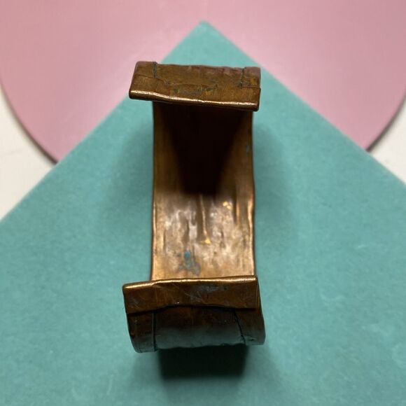 💛 Vintage Copper Cuff Bracelet - Picture 2 of 4